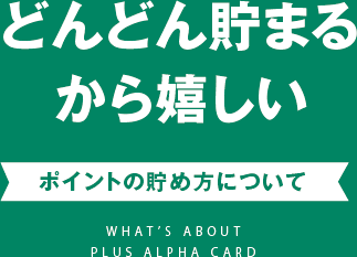 どんどん貯まるから嬉しい。ポイントの貯め方について